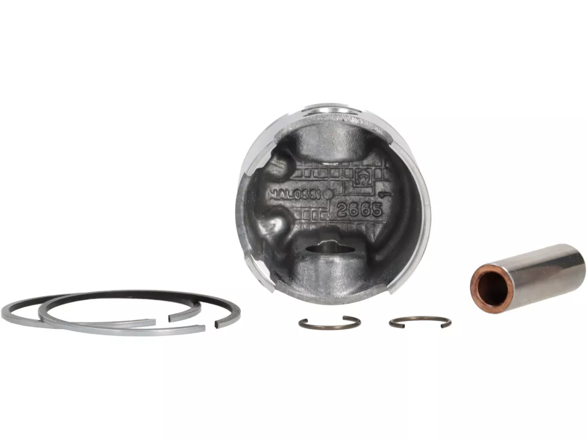 Cylinder -MALOSSI- 65 ccm Sport Aluminium LC - Ø45,5mm- Peugeot 103, Vogue - (piston pin = Ø 12mm) - incl. cylinder head for decompression valve