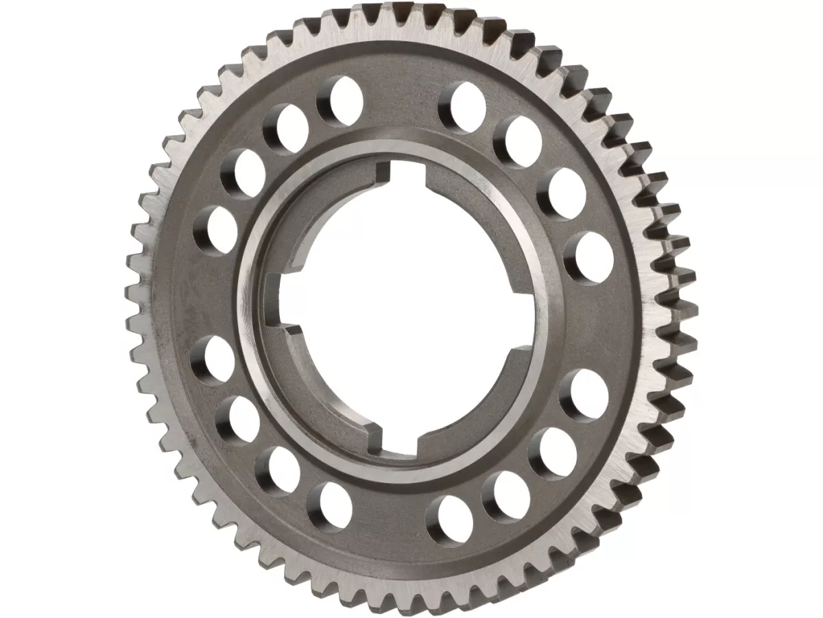 Engranaje 1 -MALOSSI, tipo Lusso- Vespa PX125-200 (1984-), T5 125cc, Cosa125-200, LML Star/Stella125/150 2 tiempos - 57 dientes