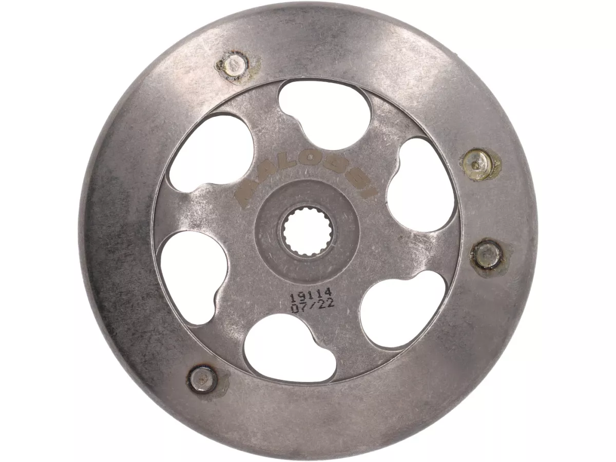 Clutch bell -MALOSSI Clutch Bell- Minarelli 50 horizontal / vertical, Minarelli 50 4T -  Ø=107mm