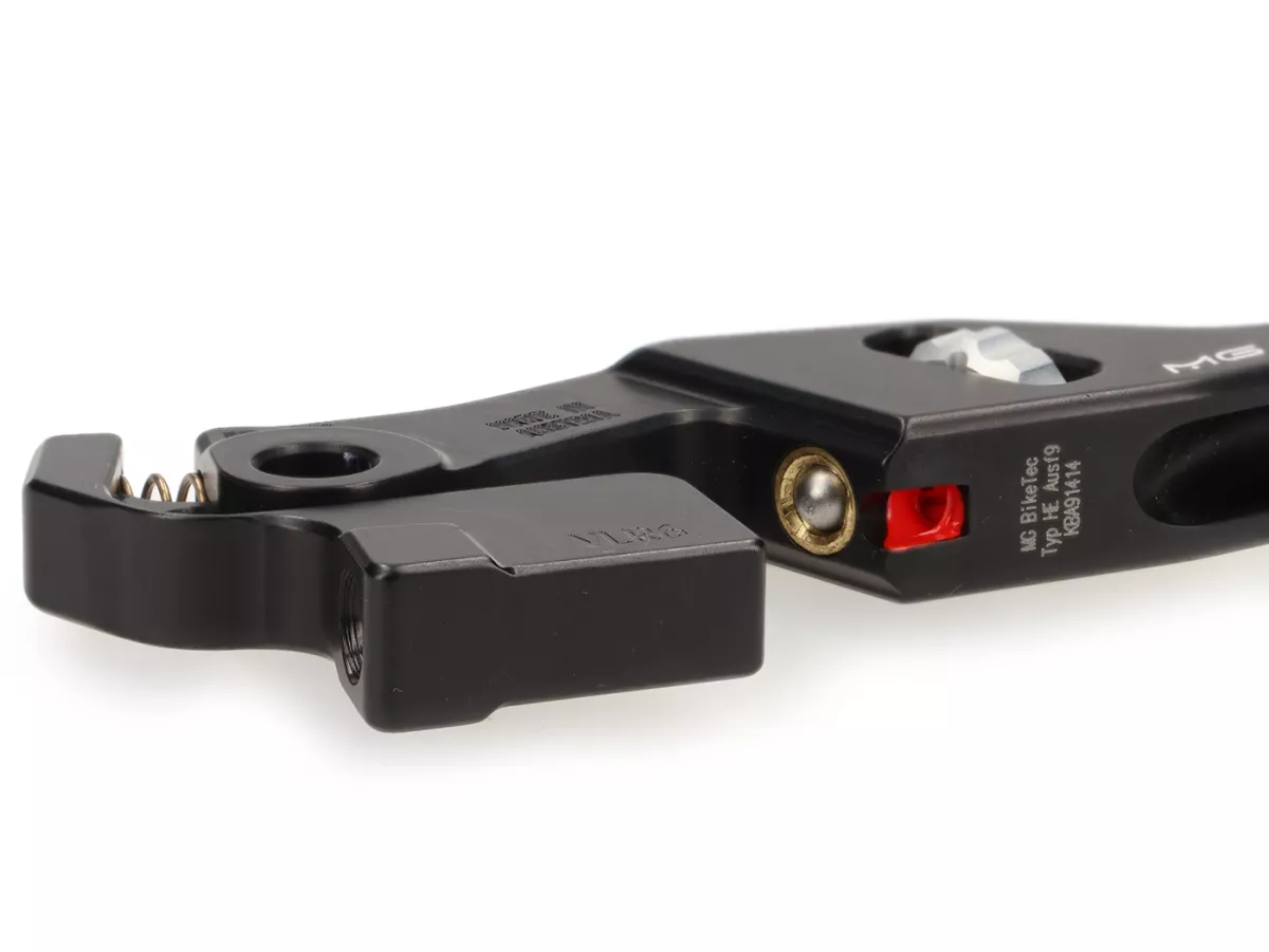 Remhendelset -MG-BIKETEC- kort (137mm), EG/ABE - Vespa GTS 125-310 Keyless - zwart/zilver
