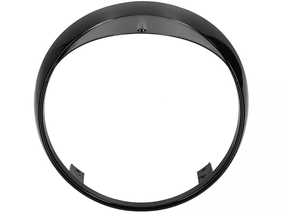Sierring koplamp met kap -MOTO NOSTRA- Vespa GTS 125-310 Keyless Basic, Super, Super Sport, Super Tech - glanzend zwart