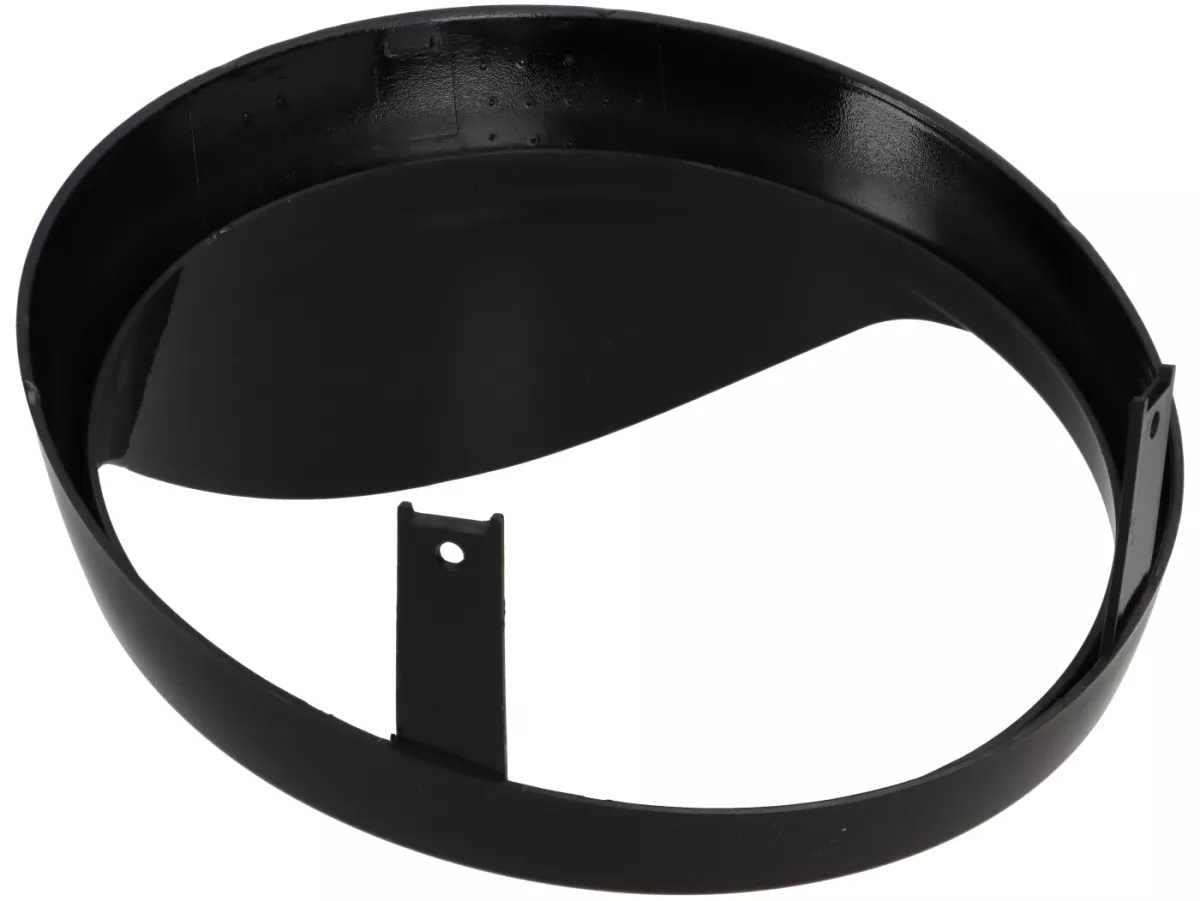 Sierring koplamp met kap -MOTO NOSTRA- Vespa GTS 125-310 Keyless Basic, Super, Super Sport, Super Tech - glanzend zwart