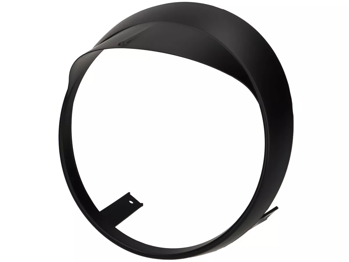 Koplamp sierring met kap -MOTO NOSTRA- Vespa GTS 125-310 Keyless Basic, Super, Super Sport, Super Tech - zwart mat