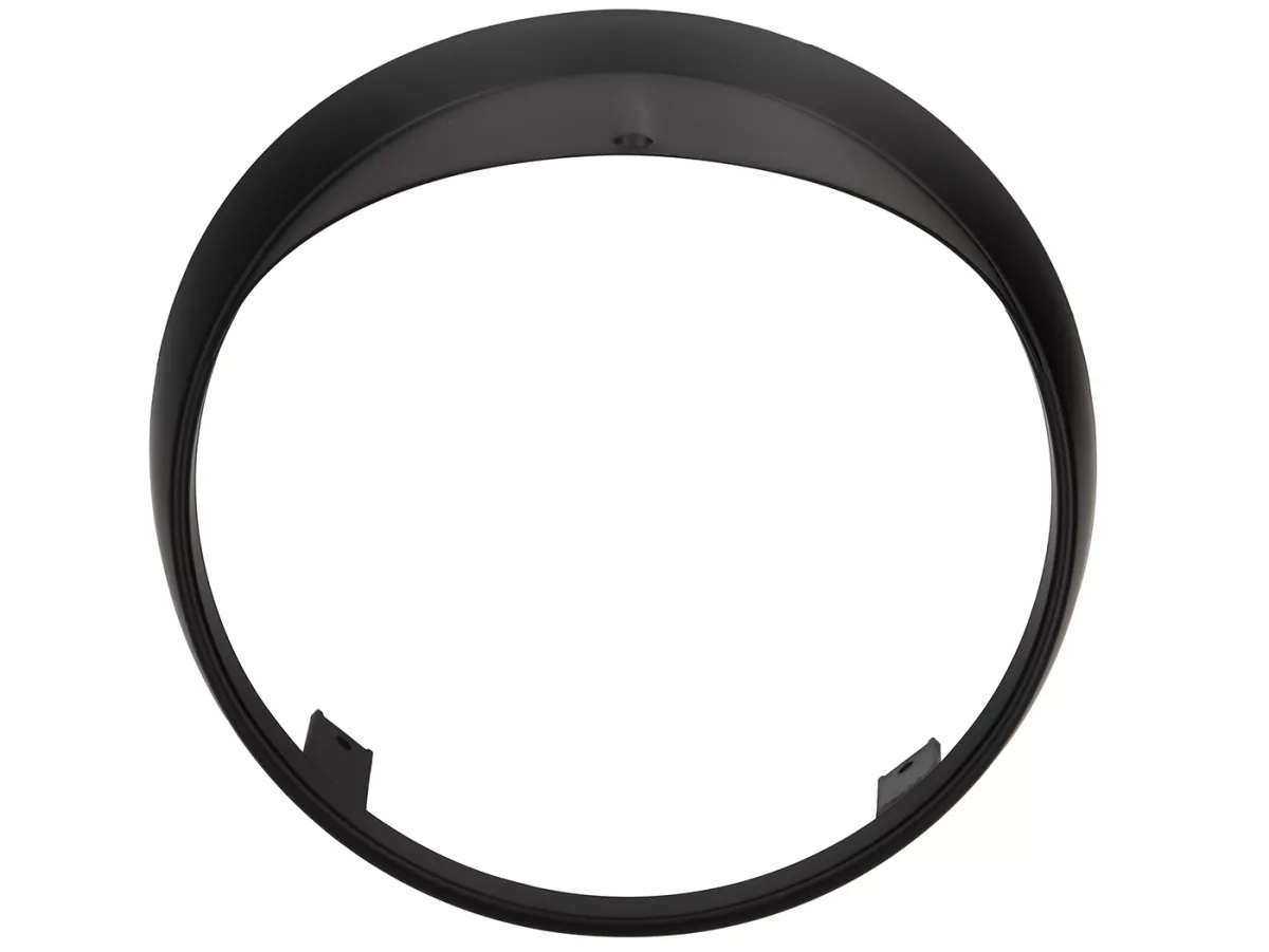 Koplamp sierring met kap -MOTO NOSTRA- Vespa GTS 125-310 Keyless Basic, Super, Super Sport, Super Tech - zwart mat