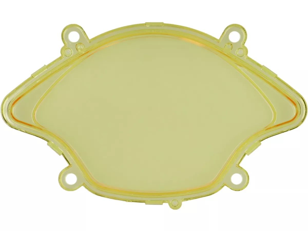 Speedo lens, yellow tinted -MOTO NOSTRA- Vespa GTS 125-300 (2014-2022)