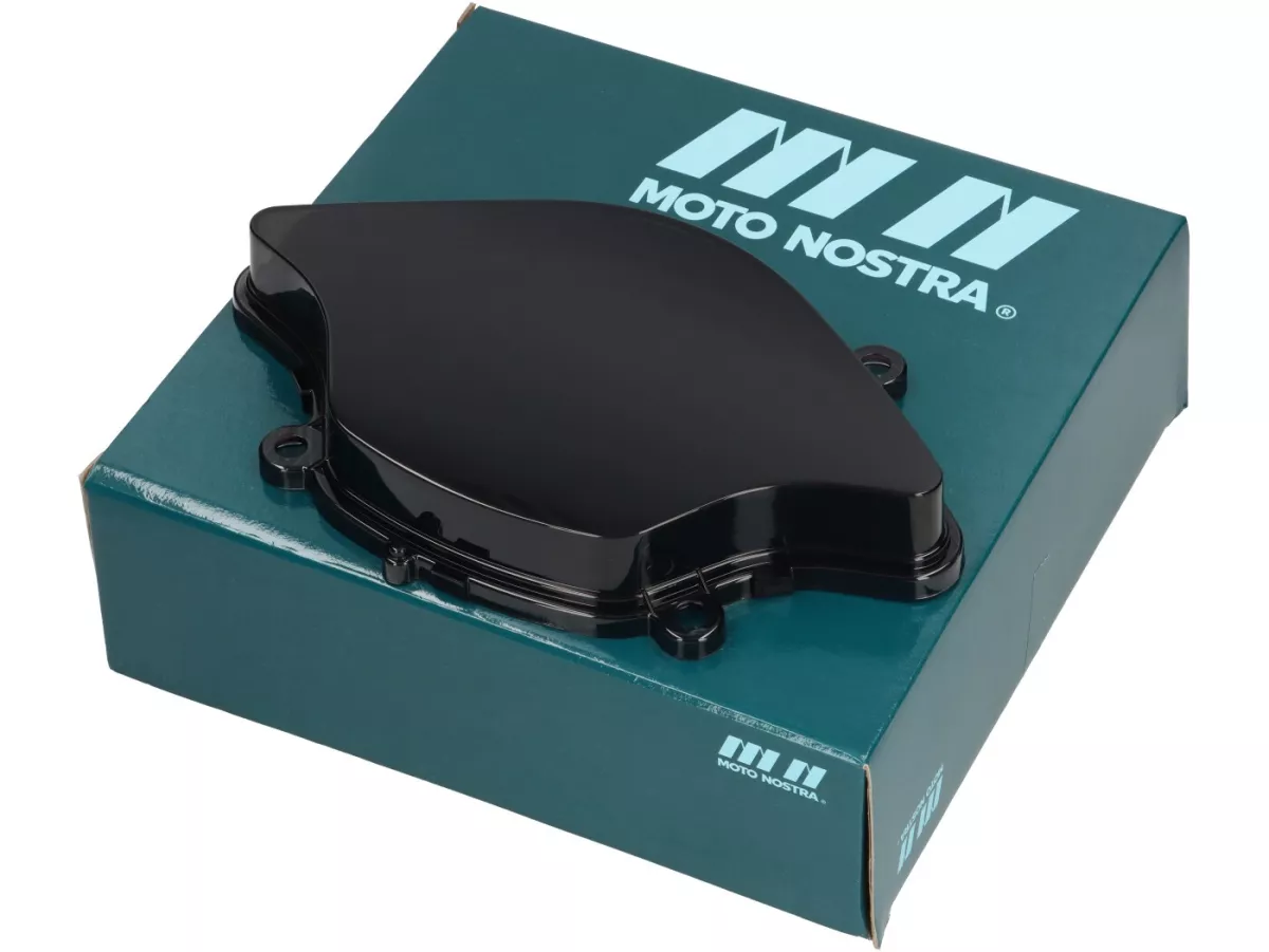 Speedo lens, black tinted -MOTO NOSTRA- Vespa Sprint 50-150 (2013-), Primavera 50-150 (2013-)