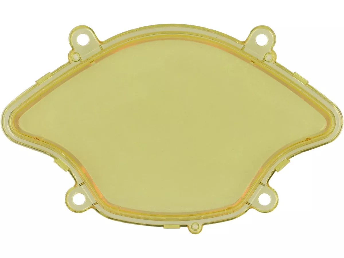 Speedo lens, yellow tinted -MOTO NOSTRA- Vespa Sprint 50-150 (2013-), Primavera 50-150 (2013-)