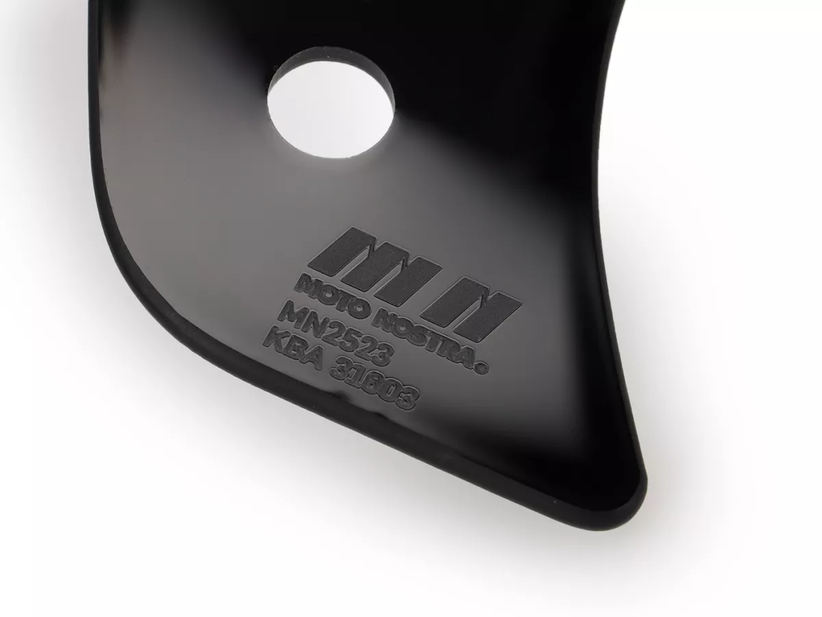 Parabrezza senza supporto -MOTO NOSTRA, l=293mm, h=101mm- Vespa GTS, GTS Super, GTS 125-300cc Keyless (2022-) - nero oscurato
