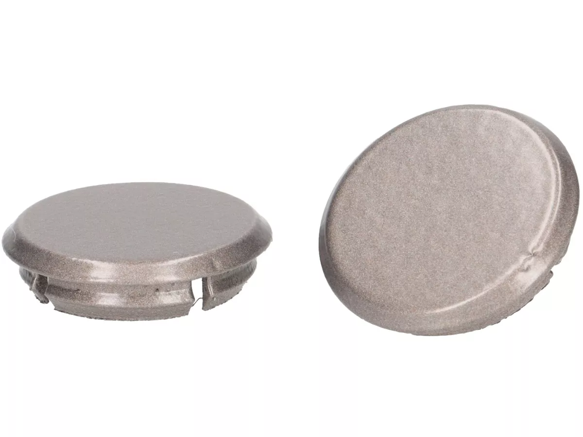 Abdeckkappen-Set Spiegellöcher -Moto Nostra, Grigio Ottomista (G22)- Vespa GTS 125-310 Keyless Basic, Super, Super Sport, Super Tech