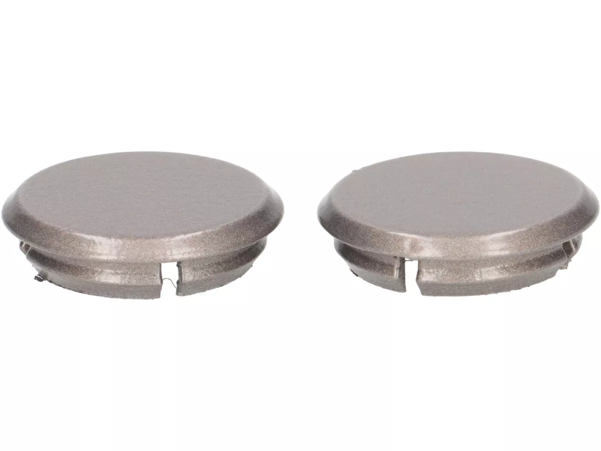 Abdeckkappen-Set Spiegellöcher -Moto Nostra, Grigio Ottomista (G22)- Vespa GTS 125-310 Keyless Basic, Super, Super Sport, Super Tech