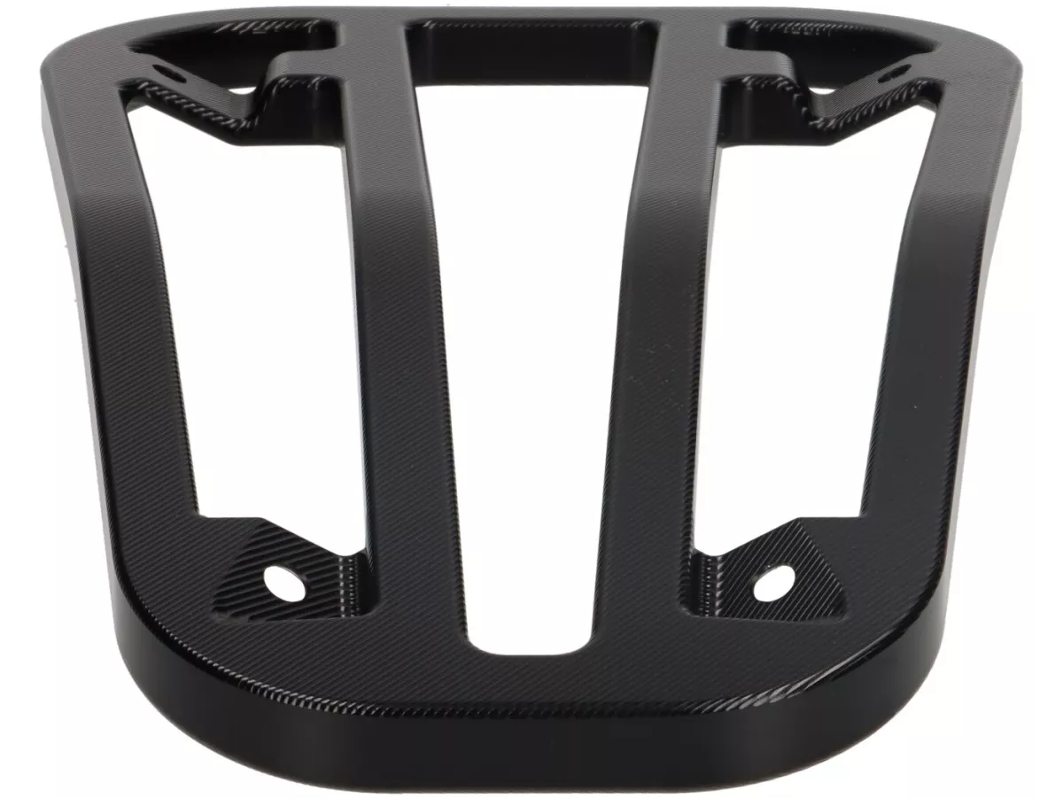 Floor board rack CNC -MOTO NOSTRA- Vespa Primavera 50-150cc, Sprint 50-150cc - shiny black anodised