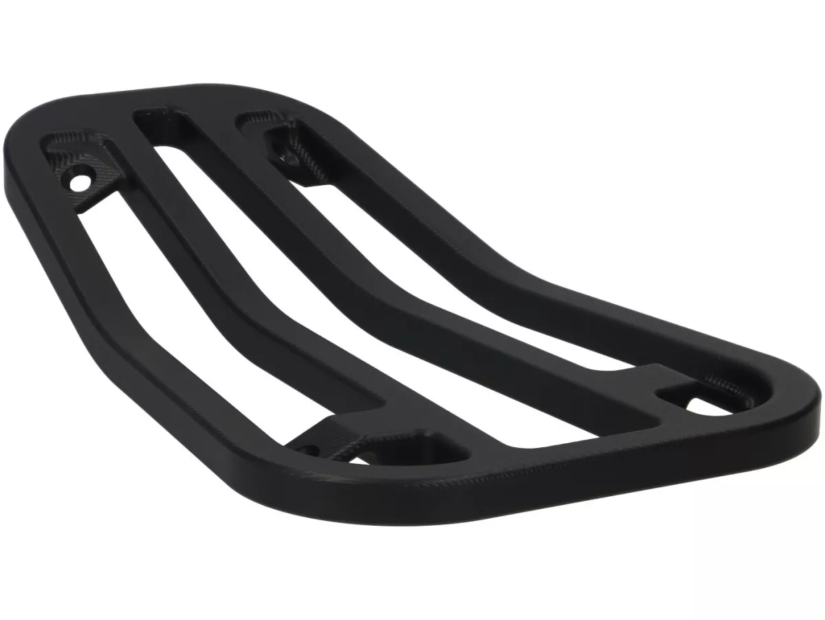 Floor board rack CNC -MOTO NOSTRA- Vespa Primavera 50-150cc, Sprint 50-150cc - matt black anodised