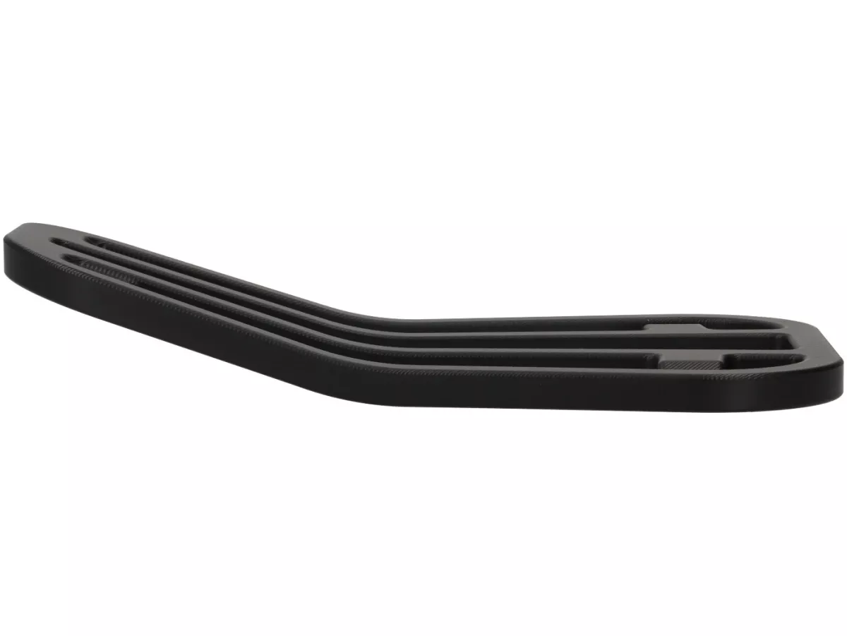 Floor board rack CNC -MOTO NOSTRA- Vespa Primavera 50-150cc, Sprint 50-150cc - matt black anodised