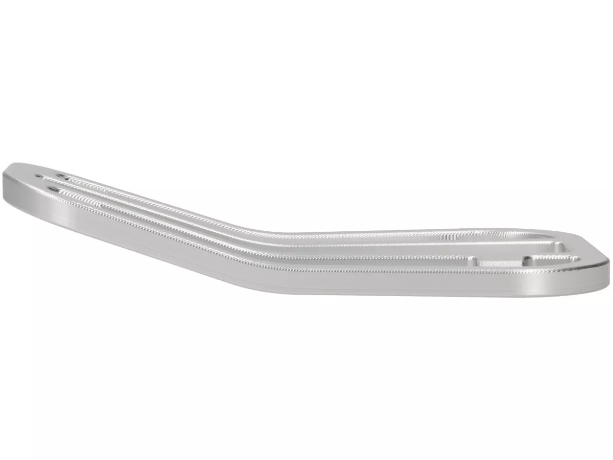 Floor board rack CNC -MOTO NOSTRA- Vespa Primavera 50-150cc, Sprint 50-150cc - silver anodised