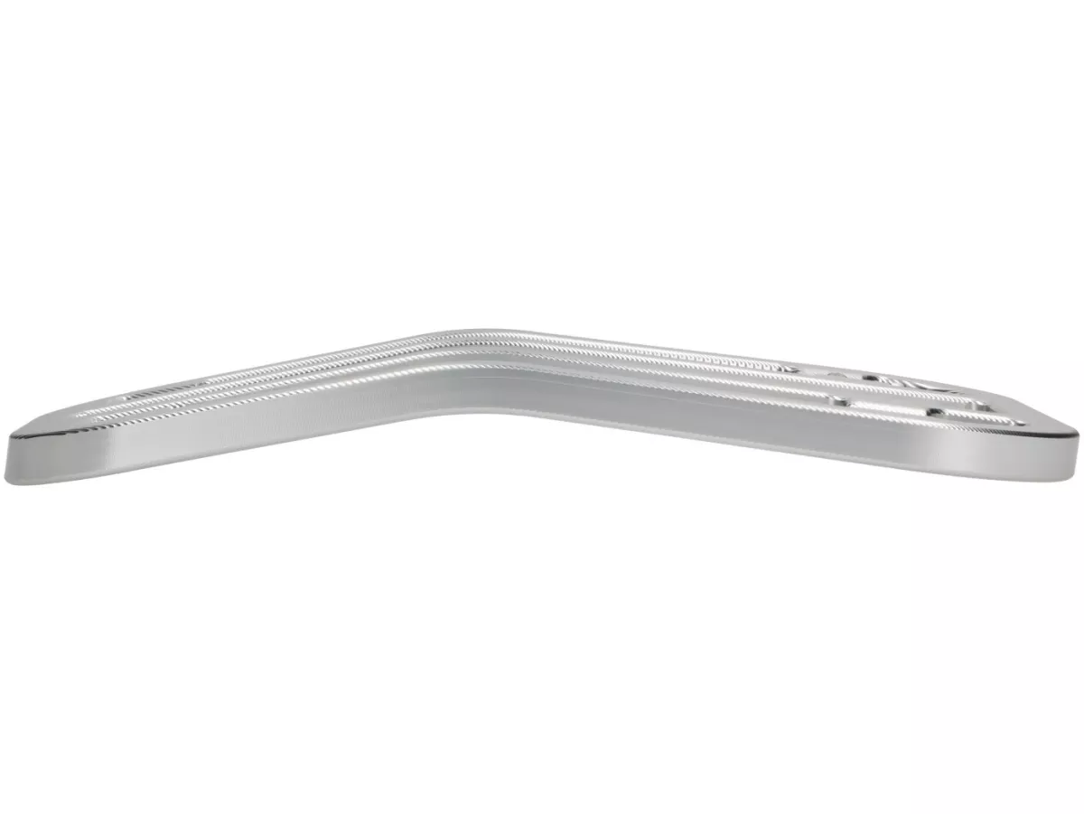 Floor board rack CNC -MOTO NOSTRA- Vespa Primavera 50-150cc, Sprint 50-150cc - silver anodised