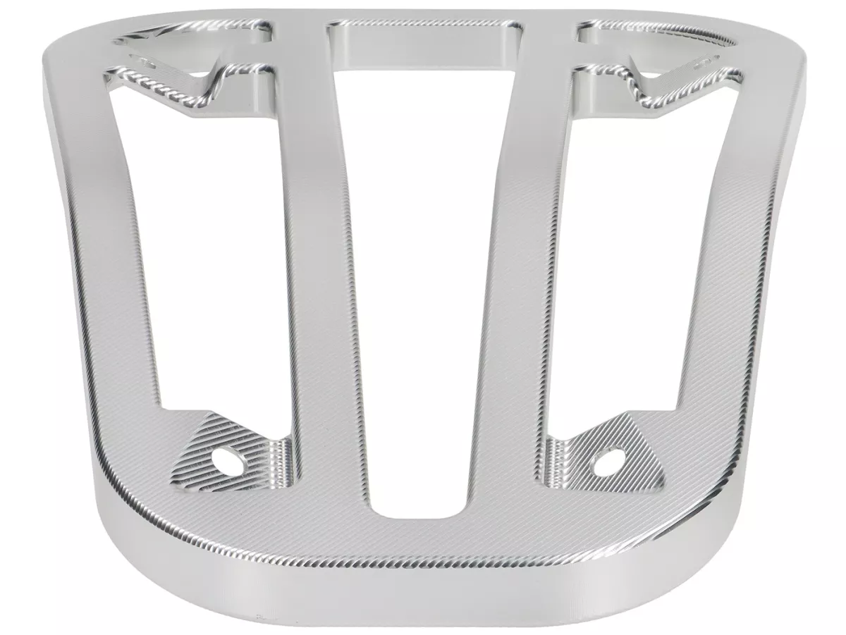 Floor board rack CNC -MOTO NOSTRA- Vespa Primavera 50-150cc, Sprint 50-150cc - silver anodised