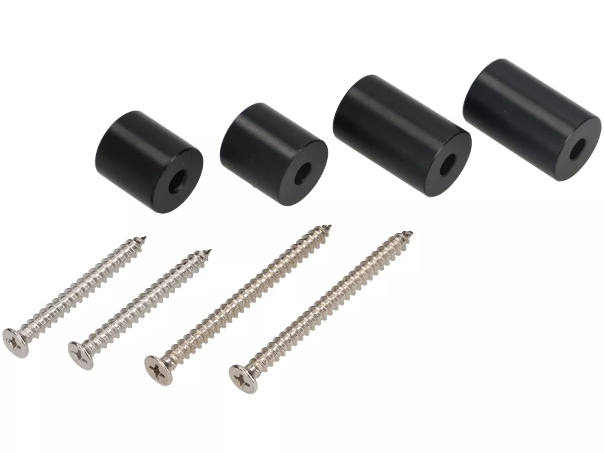 Floor board rack CNC -MOTO NOSTRA- Vespa Primavera 50-150cc, Sprint 50-150cc - silver anodised