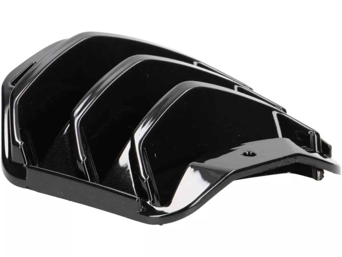 Horn grill, black, complete -MOTO NOSTRA- Vespa GTS 125-310 Keyless