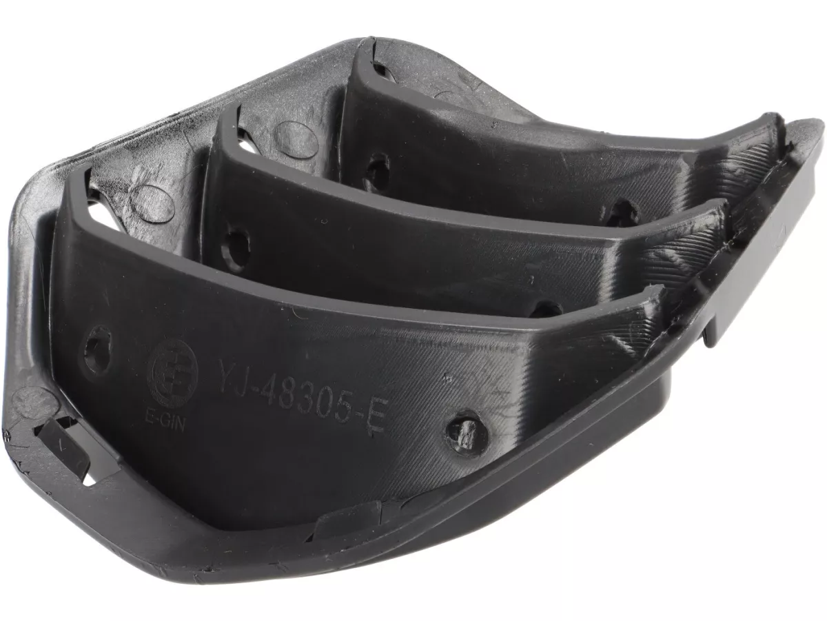 Horn grill, black, complete -MOTO NOSTRA- Vespa GTS 125-310 Keyless