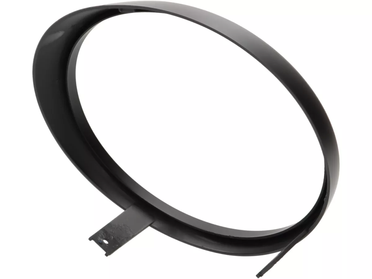 Headlight rim, mat black -MOTO NOSTRA- Vespa GTS 125-310 Keyless Basic, Super, Super Sport, Super Tech