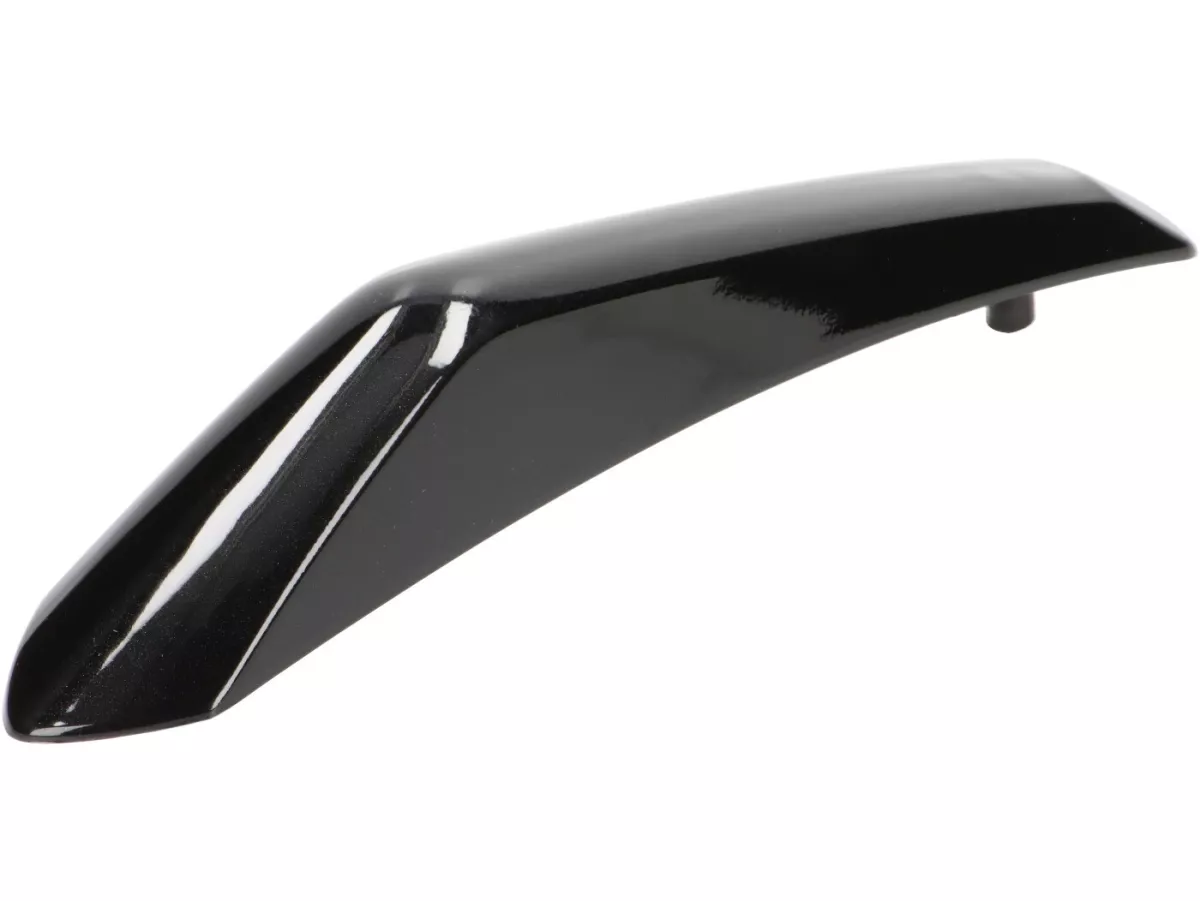 Mudguard crest, shiny black -MOTO NOSTRA- Vespa GTS 125-310 Keyless