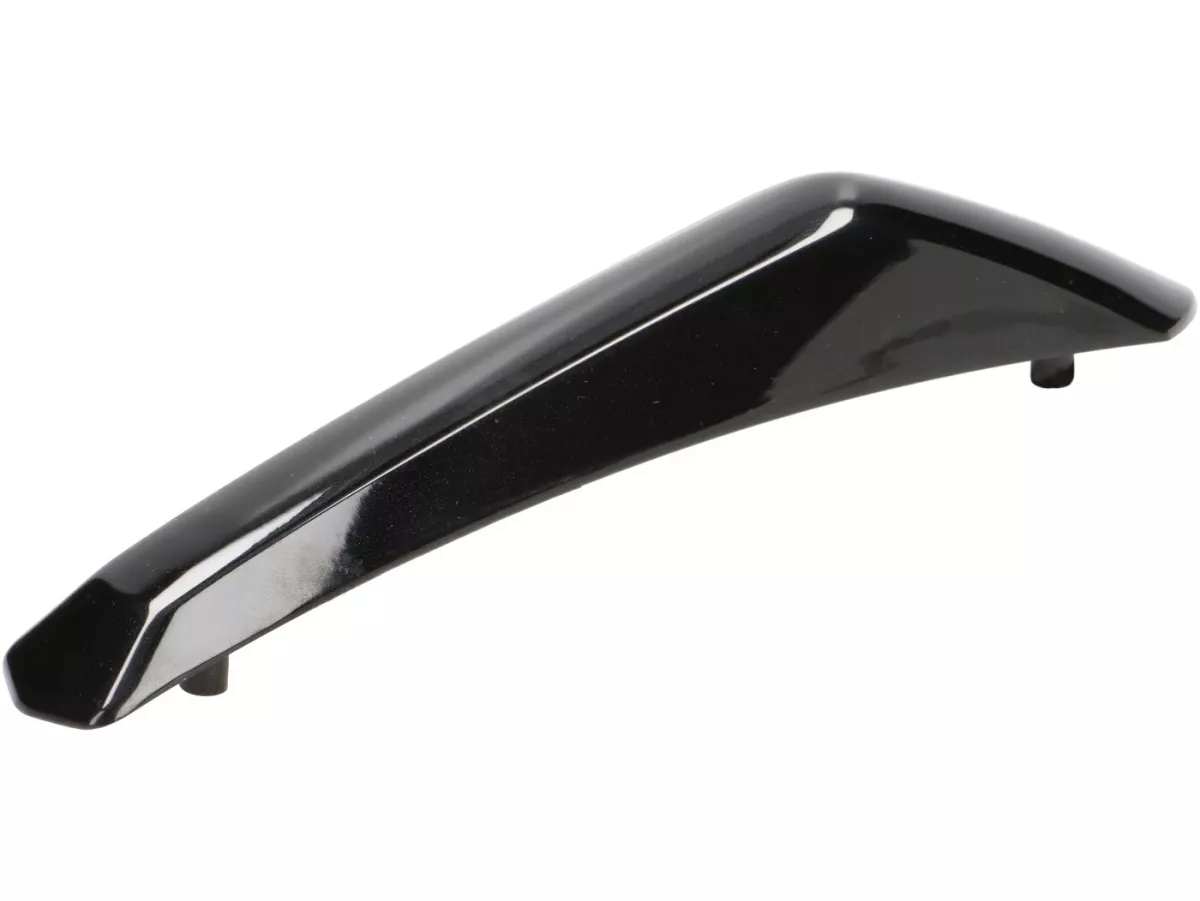 Mudguard crest, shiny black -MOTO NOSTRA- Vespa GTS 125-310 Keyless