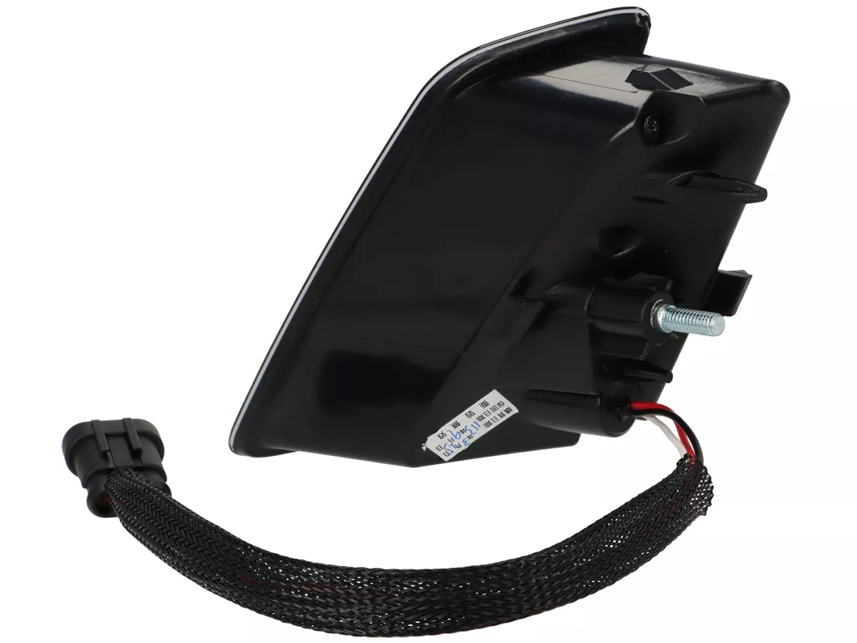 Par de intermitentes delanteros -MOTO NOSTRA- intermitente LED secuencial con luz de marcha diurna (homologación de marca E)- Vespa GTV, GTS 125-310 Keyless - ahumado