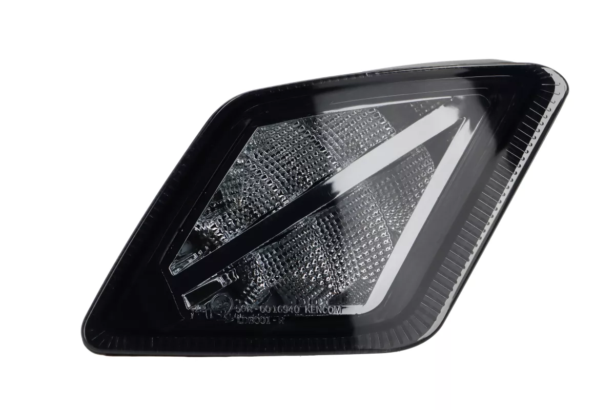 Pair of rear indicators -MOTO NOSTRA- dynamic LED sequential light, with position light (E-mark)- Vespa GTV, GTS 125-310 Keyless - smoked