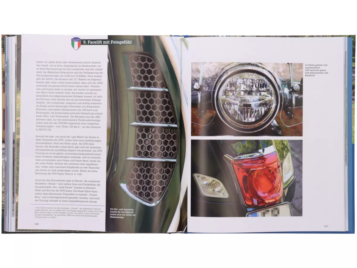 Book -VESPA Granturismo, GT, GTS, GTV- by Günther Uhlig - 208 pages - 200 illustrations - 230x265mm - hardcover - German language