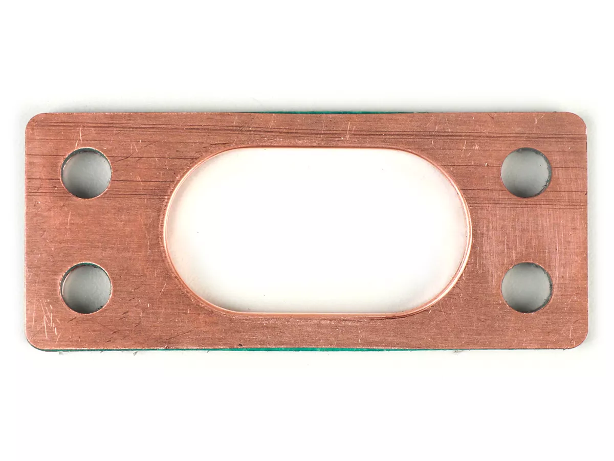 Exhaust gasket sandwich type Lambretta RT 195, RT 225, Big Bore -MB DEVELOPMENTS- LI, LIS, SX, TV (series 2-3), DL/GP