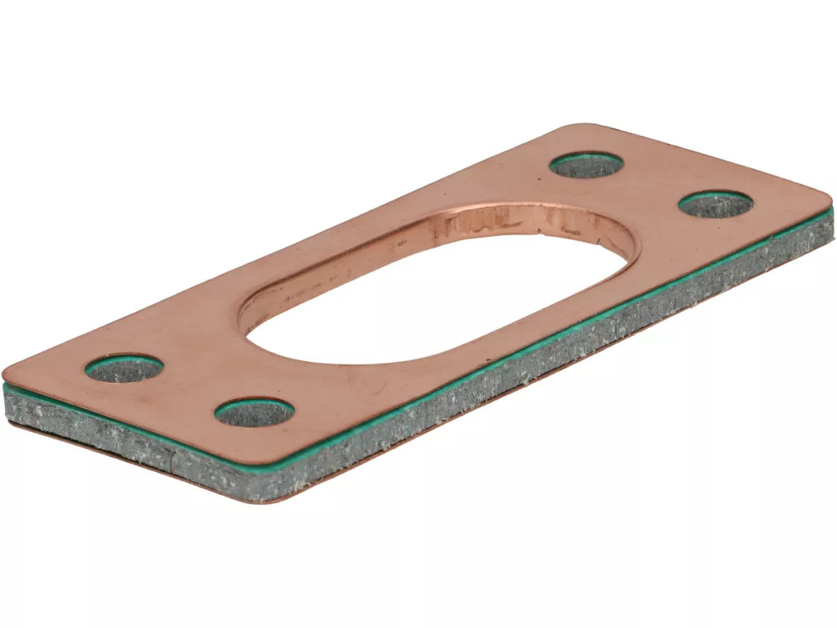 Exhaust gasket sandwich type Lambretta RT 195, RT 225, Big Bore -MB DEVELOPMENTS- LI, LIS, SX, TV (series 2-3), DL/GP