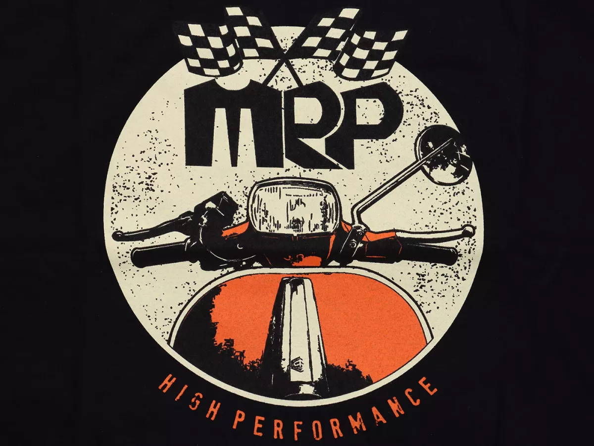 Camiseta -MRP- Vintage - negra - L