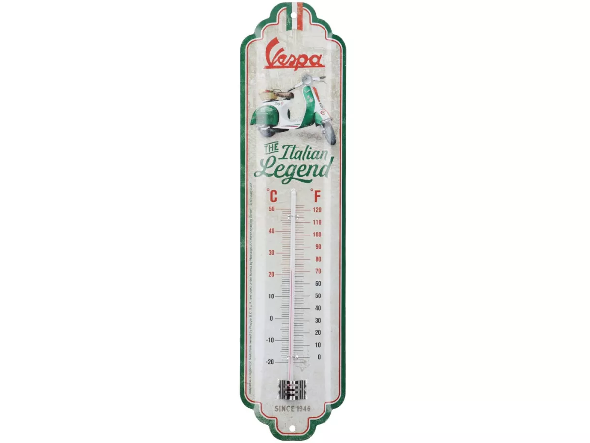 Termometer -Seni Nostalgia- Vespa ItalianLegend, 70x280mm