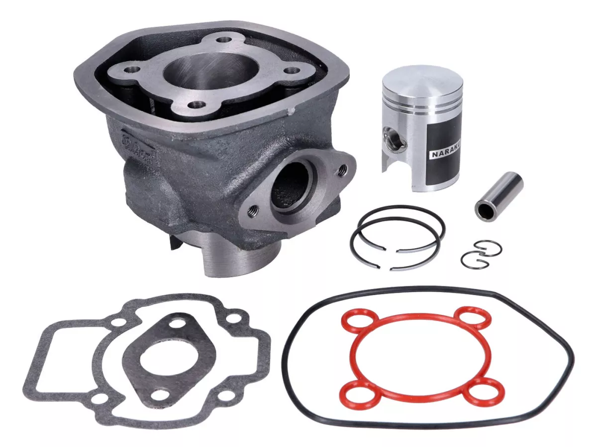 Kit cylindre -NARAKU- V.2 50ccm pour Piaggio LC 5 faces