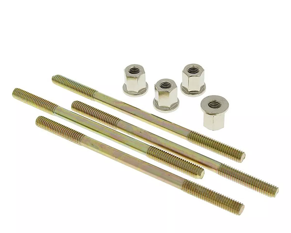 Silinder set baut stud -NARAKU- dengan mur M6x110mm - 4 buah
