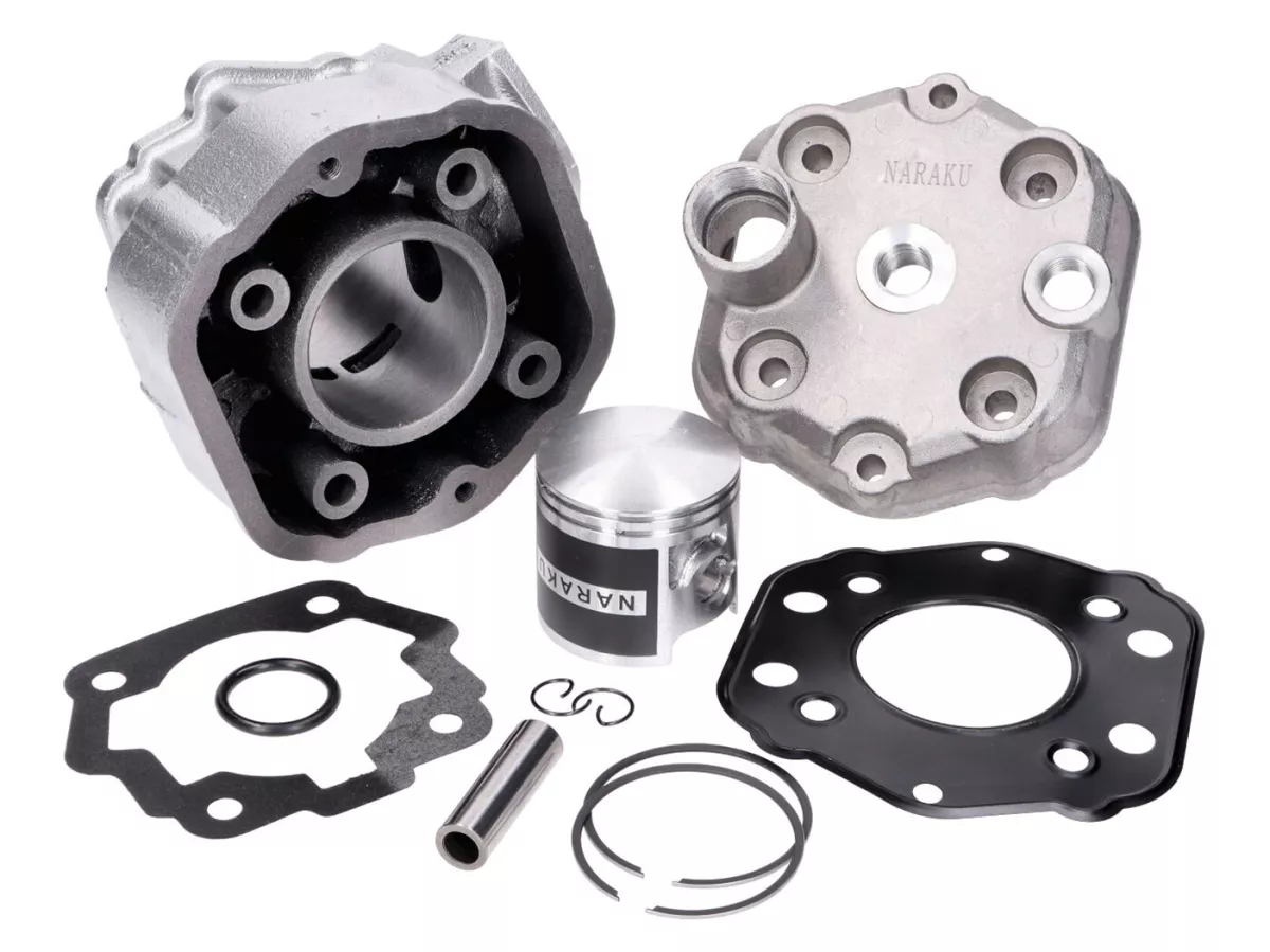 Cylinder -NARAKU- V.2 70cc för Derbi Senda, GPR, GSM, SMT, RCR, Zulu, EBE, EBS