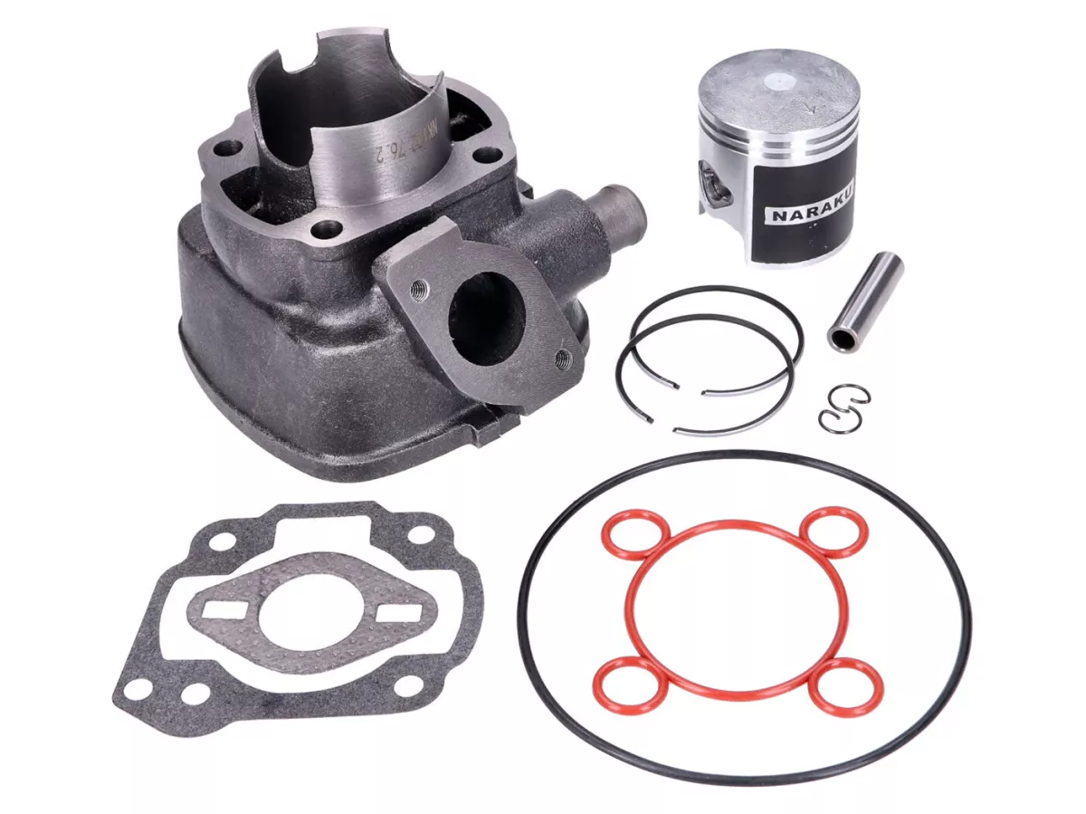 Silinder -NARAKU- V.2 70cc untuk LC horizontal Minarelli