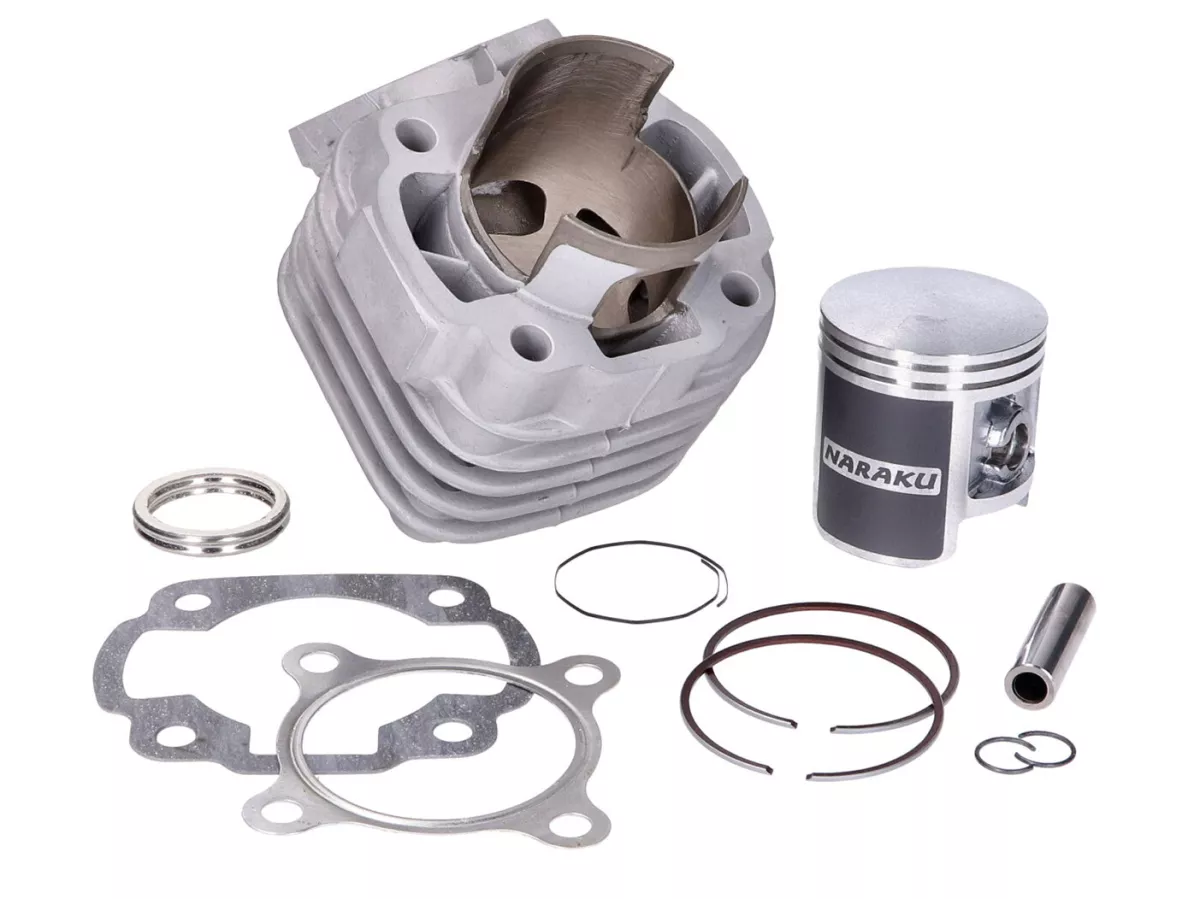 Cilindro -NARAKU- 70cc in alluminio per Minarelli orizzontale AC