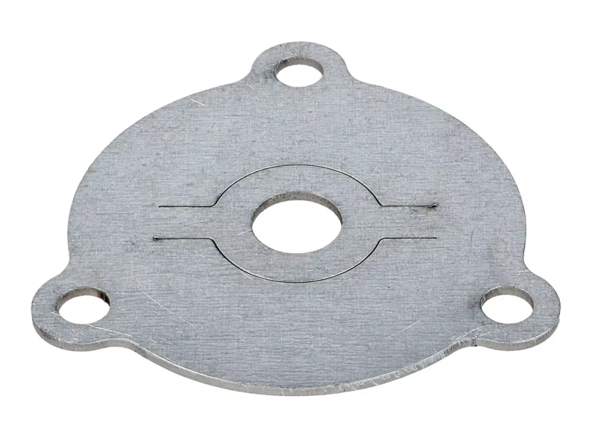 exhaust manifold restrictor plate -NARAKU- adjustable for Aprilia, Beta, Derbi, Rieju