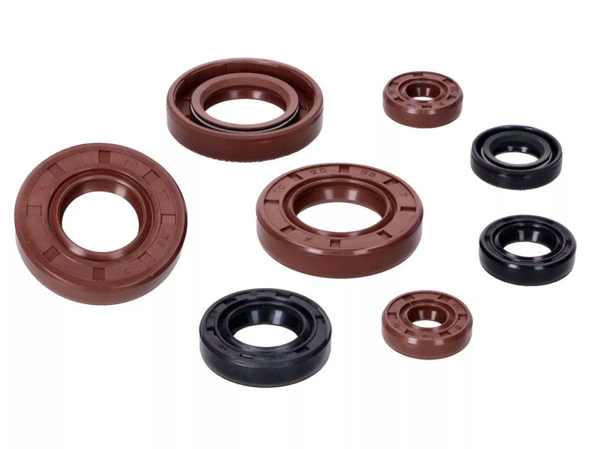 Kit Joints Moteur Naraku VTS Premium Pour Piaggio/Derbi D50B0 - Joints SPI En FKM Durable