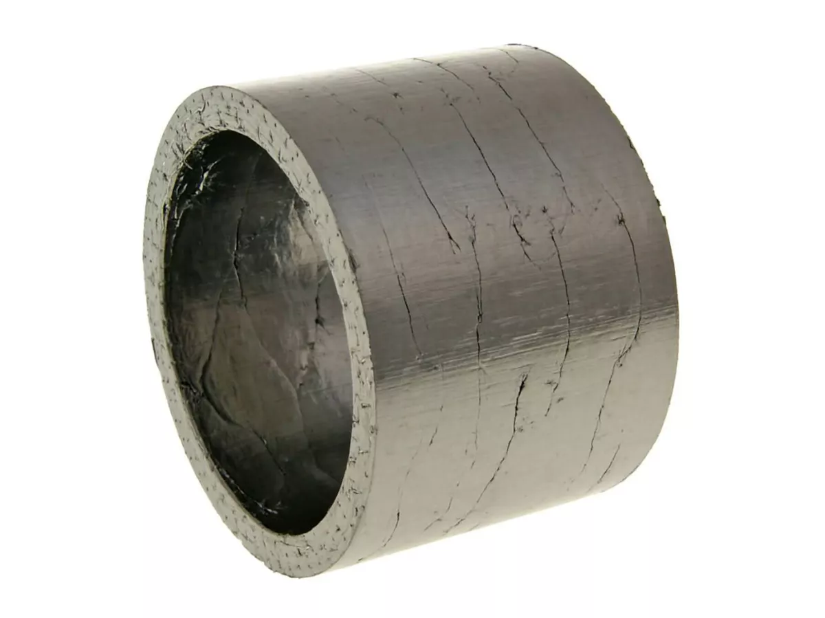 exhaust pipe to silencer gasket -NARAKU- graphite 35x42.5x30mm for Yamaha WR125R, Majesty 400, XT, XTZ 660