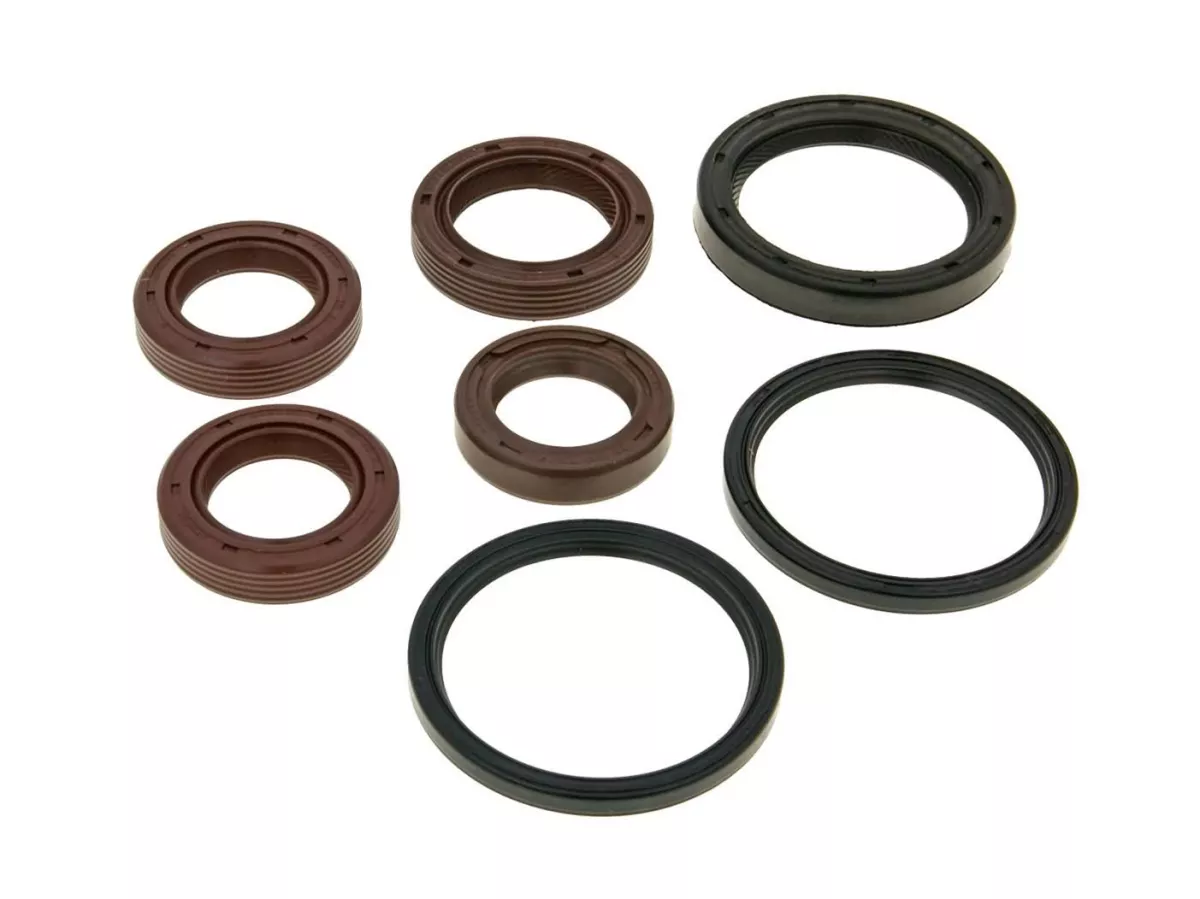 engine oil seal set -NARAKU- for Aprilia, Benelli, Derbi, Peugeot, Piaggio, Vespa Maxi