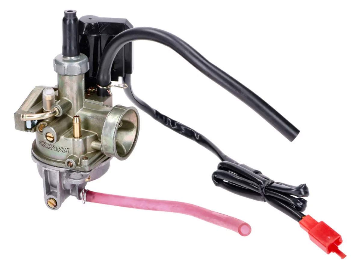 Carburador -NARAKU- con E-Choke para Kymco Agility, Vitality, Super 8/9, YUP, Yager, Dink 2 tiempos (SF10)