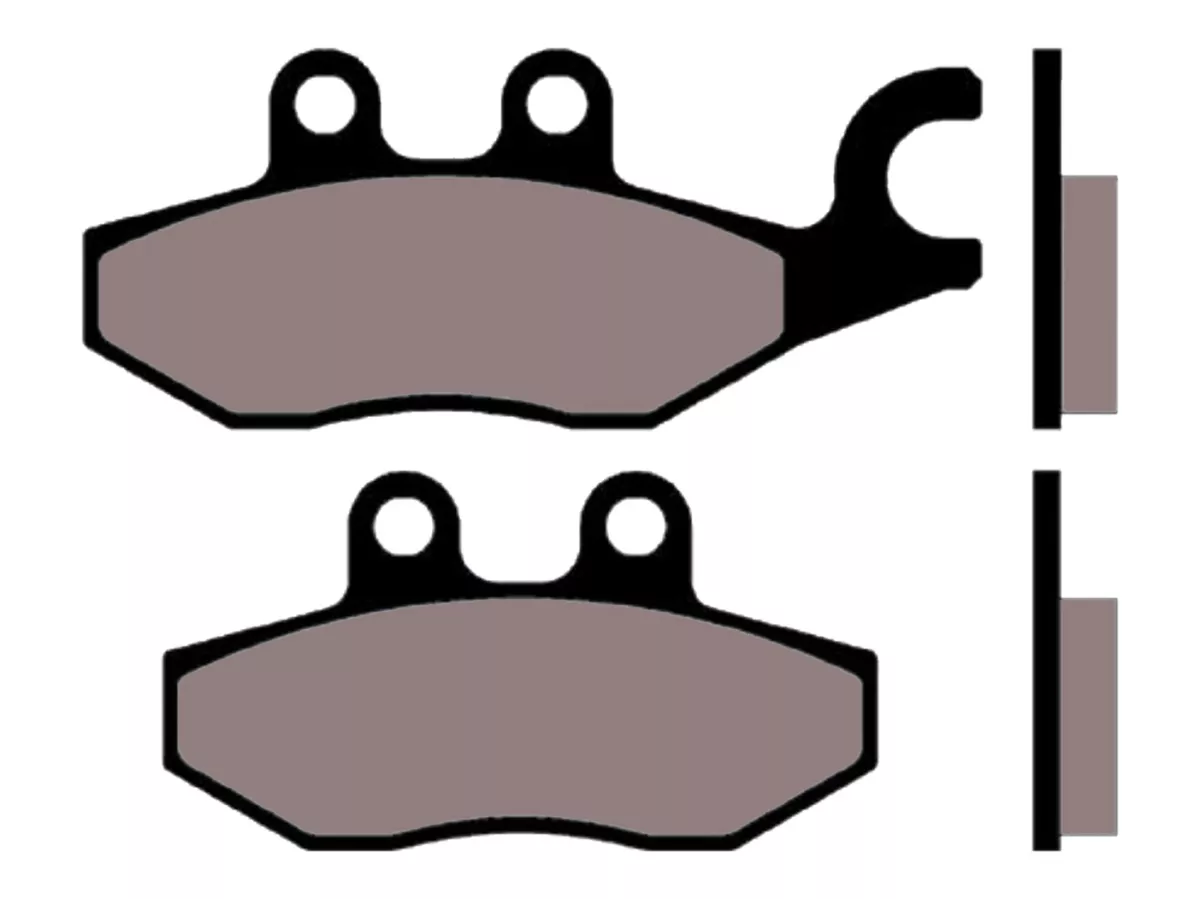 brake pads -NARAKU- organic for Piaggio X7, X9, X-Evo, MP3, Vespa 946, GTS, GTV