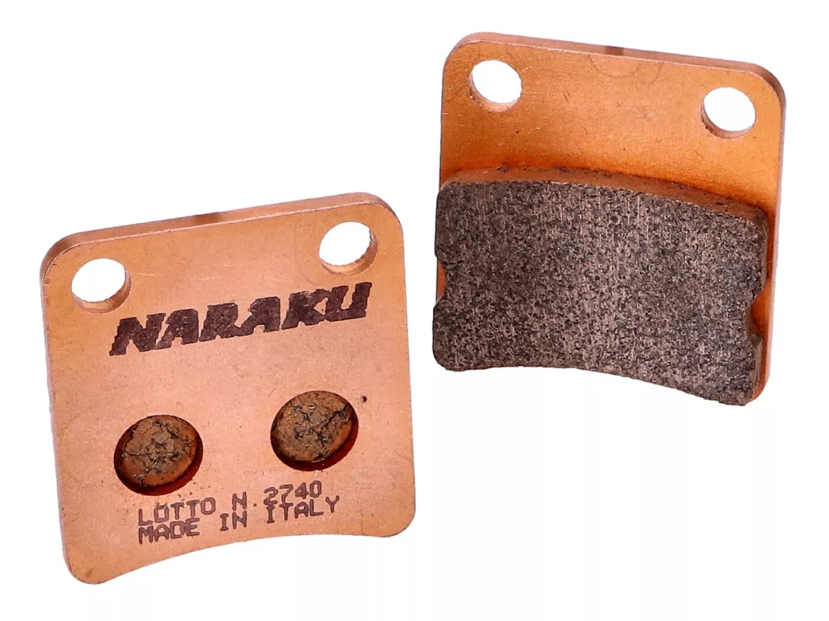 Bromsbelägg -NARAKU- Sintrade för Honda Dio, Daelim Message, Cordi, Five