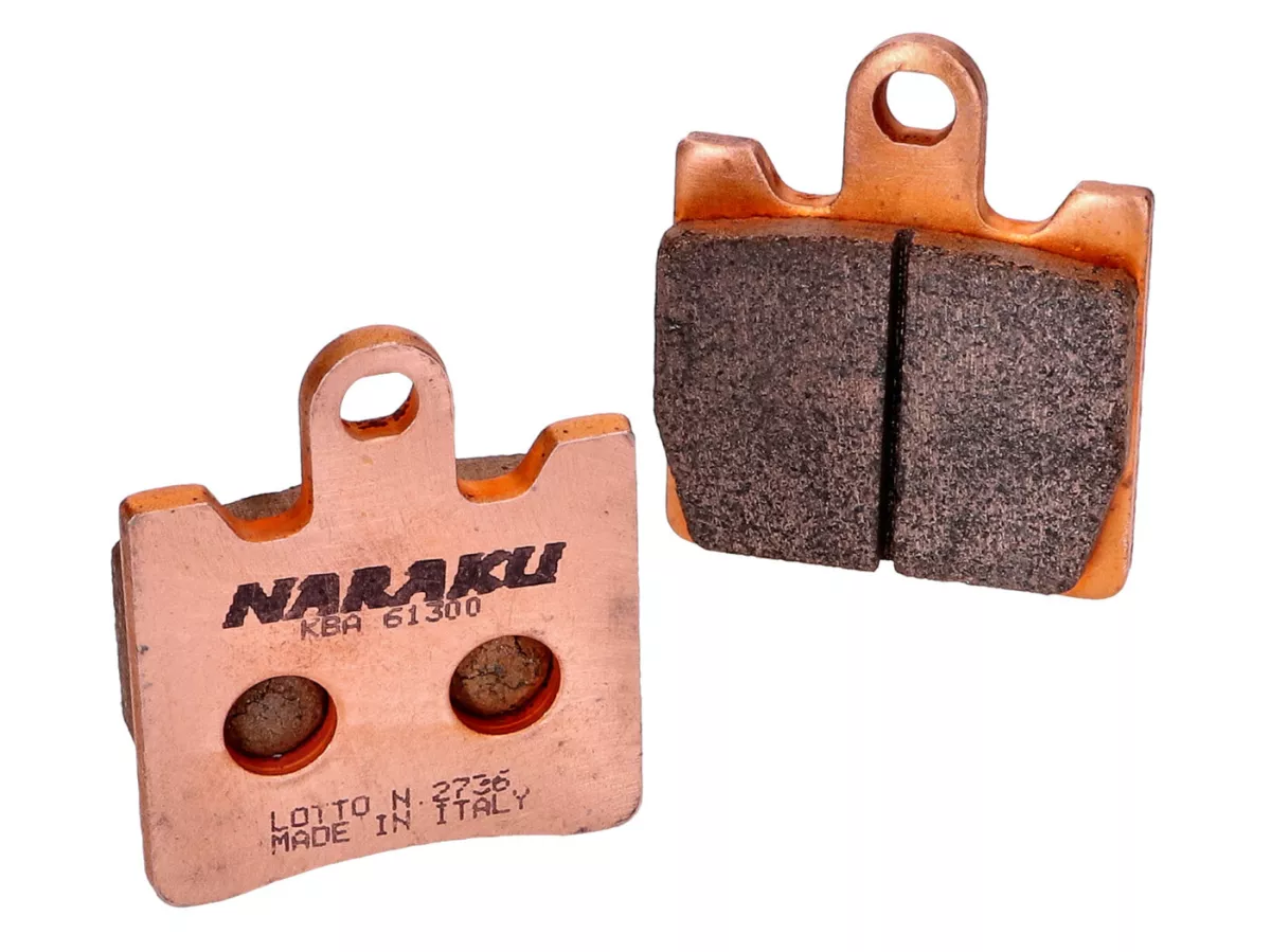 brake pads -NARAKU- sintered for Suzuki AN Burgman 250, 400 -2006, SYM GTS 250 Joymax -2006