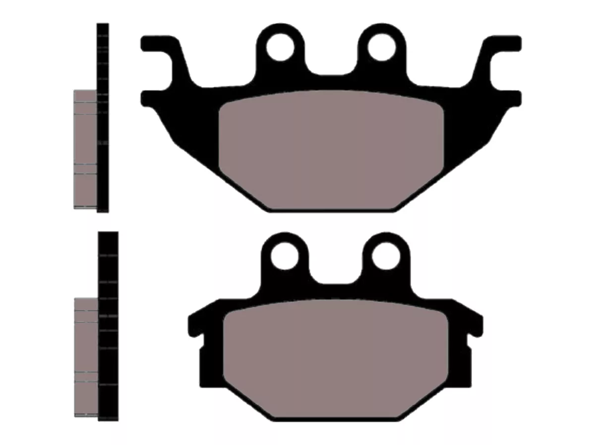 Bremsbeläge -NARAKU- organisch für Kymco KXR, MXU, Maxxer, UXV, SYM Quad Lander, Yamaha MT, YZF-R