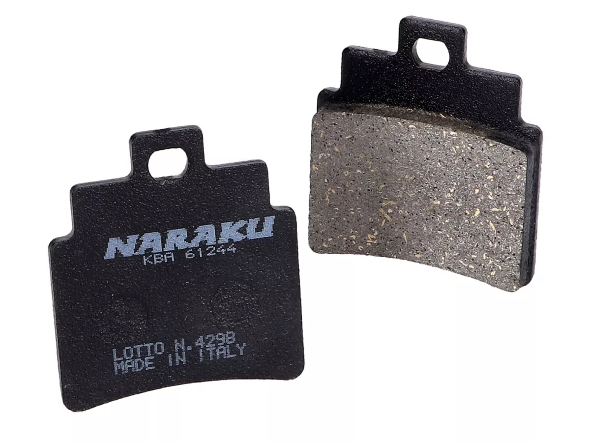 Pastillas de freno -NARAKU- orgánicas para Kymco KXR, MXU, Maxxer, SYM, SMC, SYM GTS