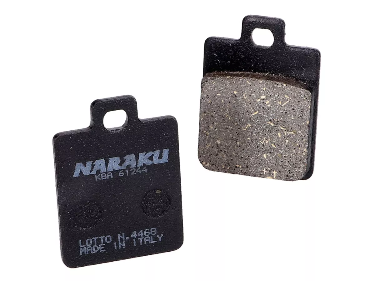 Pastiglie freno -NARAKU- organiche per Gilera, Piaggio, Vespa