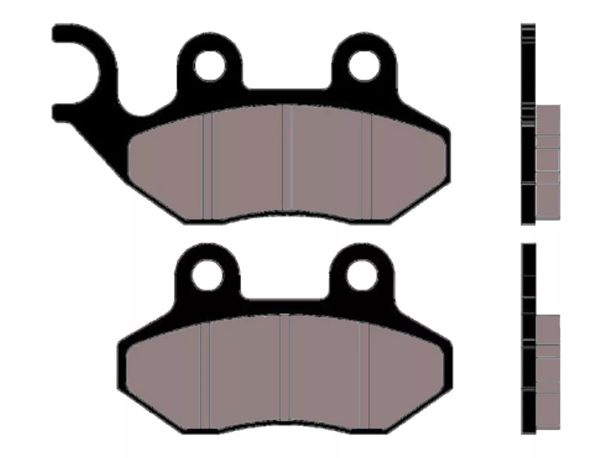 brake pads -NARAKU- organic for PGO, SYM, TGB, Peugeot